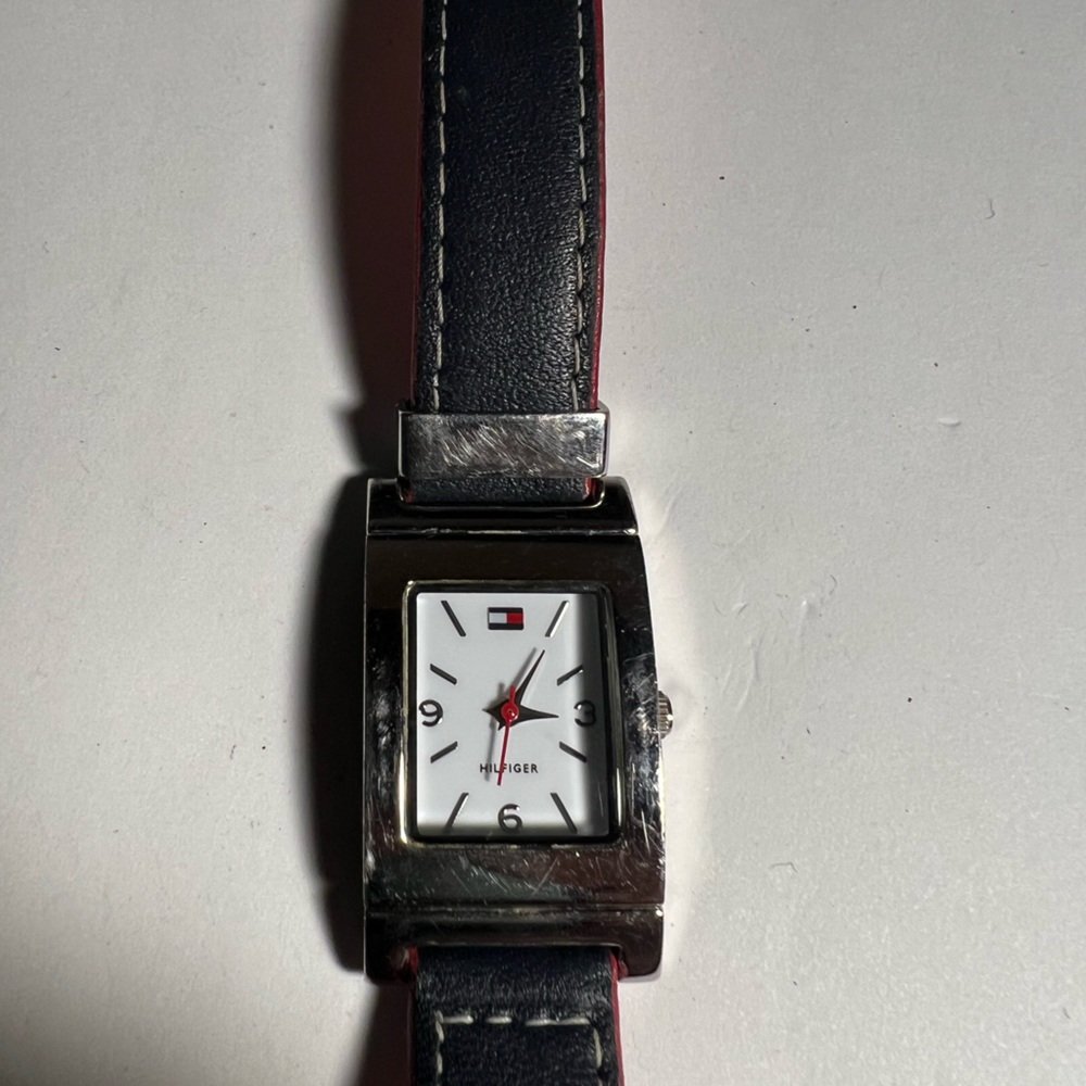 Tommy Hilfiger Watch Red Blue Reversible Womens